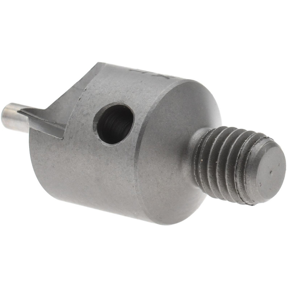 Made in USA 1-1/8" OAL, 1/2" Head Dia, 2 Flute, 100° Incl Angle, Integral Pilot, Adjustable Stop Countersink - 152-2-100-.0980