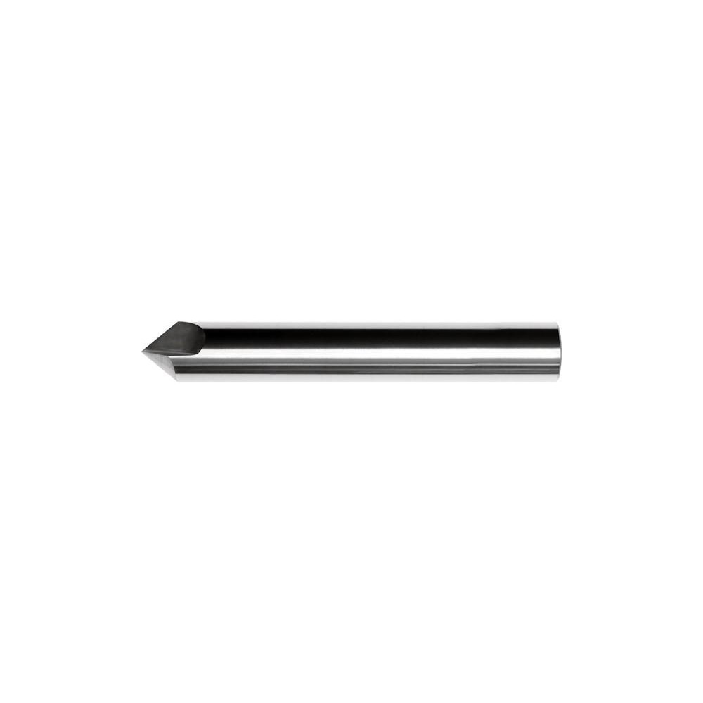 Made in USA Chamfer Mill: 3/16" Dia, 3/16" Shank Dia, 90 deg, 2 Flute, Solid Carbide, Single End - 64-2850