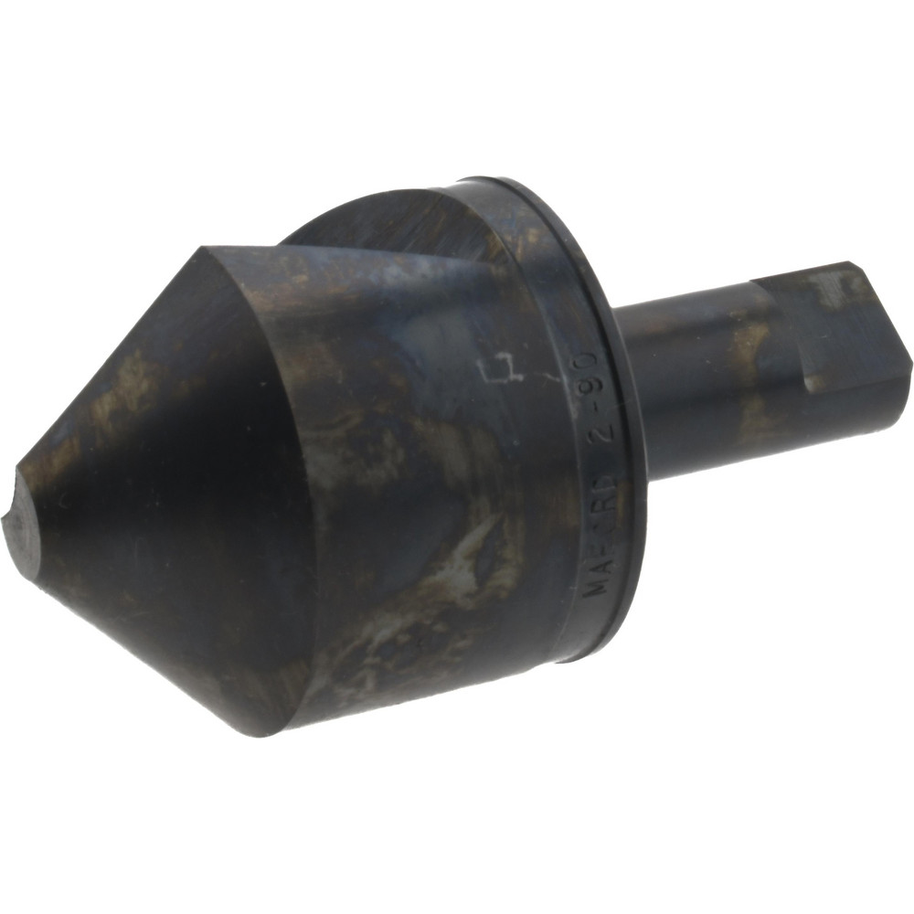 M.A. Ford® Countersink: 2" Head Dia, 90.00 deg Included Angle, 1 Flute, High-Speed Steel, Right Hand Cut - 61200003