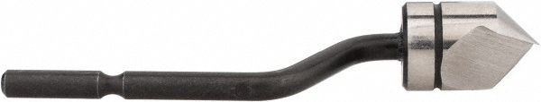 Made in USA 1/4" Cutter Head Dia, 1/8" Pilot Hole Dia, High Speed Steel Reverse Countersink - 180-1K