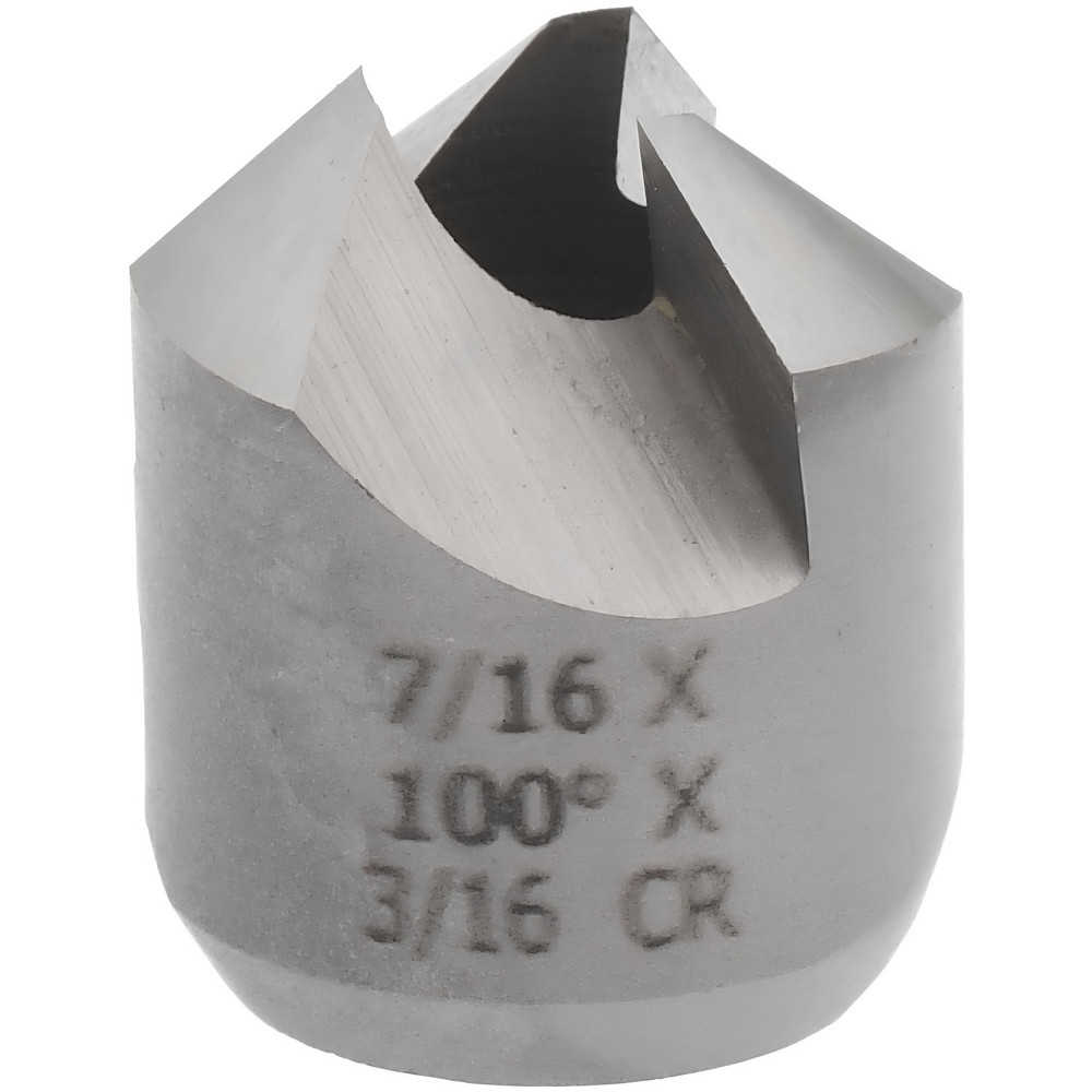 Made in USA 1/4" Cutter Head Dia, 1/8" Pilot Hole Dia, High Speed Steel Reverse Countersink - 180-1K