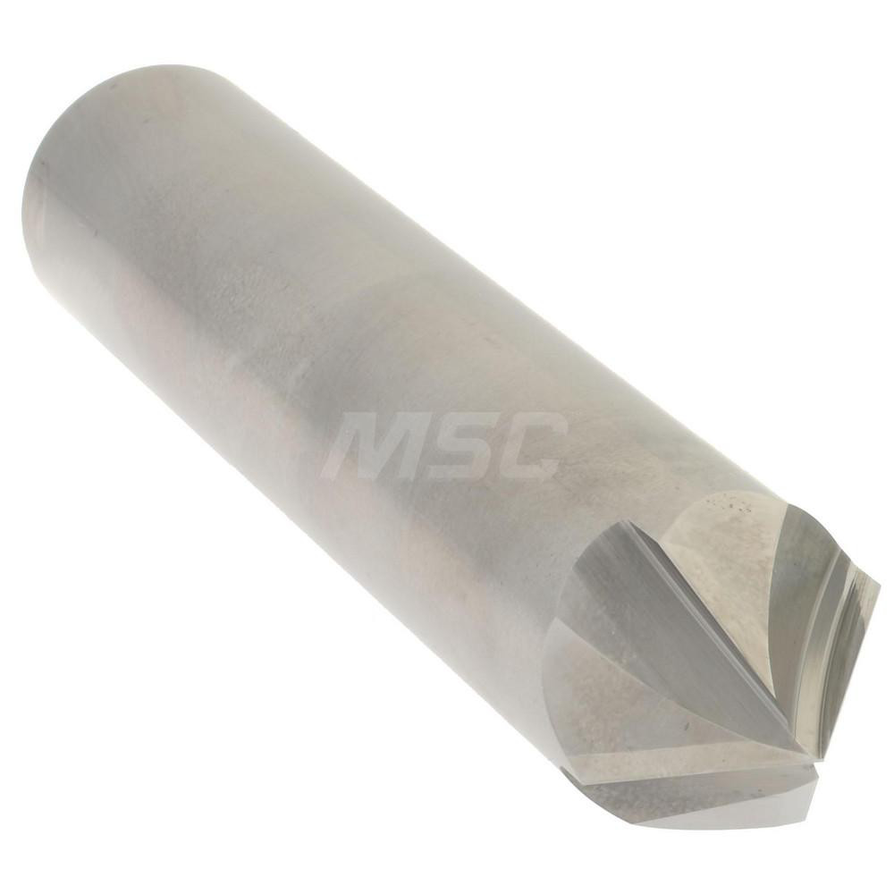 Accupro Chamfer Mill: 3/4" Dia, 3/4" Shank Dia, 82 deg, 4 Flute, Solid Carbide, Single End - 2500110