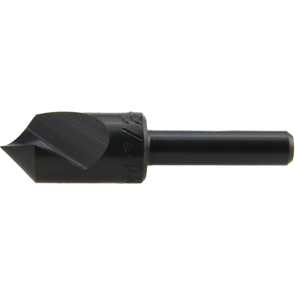 M.A. Ford® Countersink: 1/2" Head Dia, 90.00 deg Included Angle, 1 Flute, High-Speed Steel, Right Hand Cut - 61050003