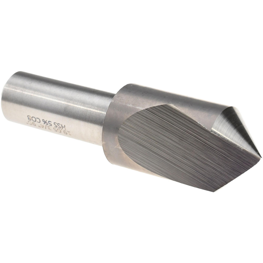 Magafor Countersink: 3/4" Head Dia, 90.00 deg Included Angle, 1 Flute, Cobalt Steel, Right Hand Cut - 84421190500