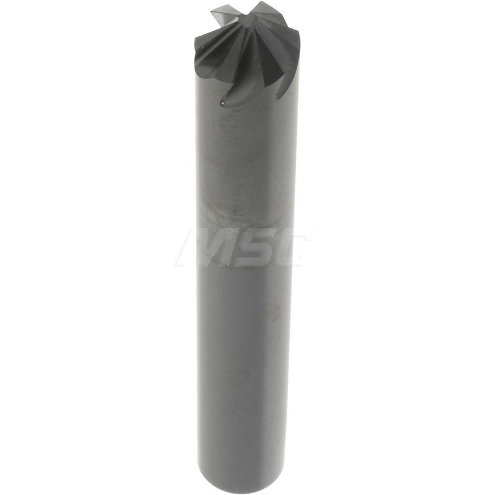 Hertel Countersink: 1/4" Head Dia, 100.00 deg Included Angle, 6 Flute, High-Speed Steel, Right Hand Cut - GX89331516