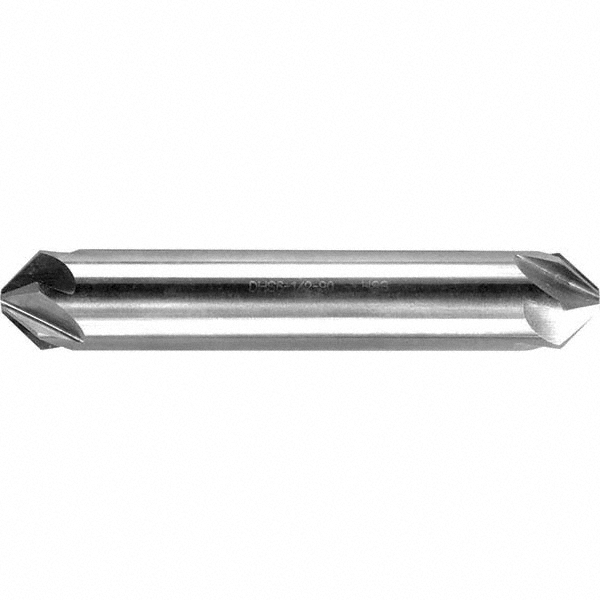Hertel Countersink: 1/4" Head Dia, 100.00 deg Included Angle, 6 Flute, High-Speed Steel, Right Hand Cut - GX89331516