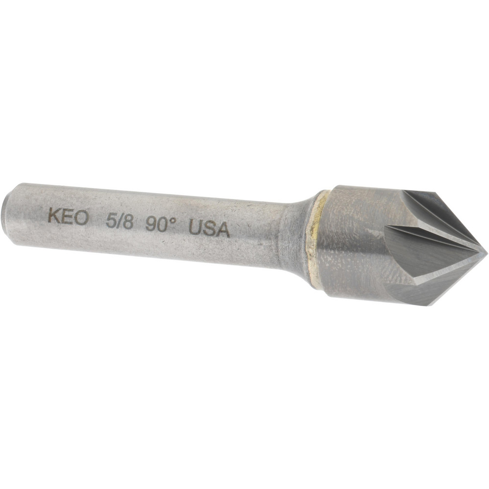 Value Collection Countersink: 5/8" Head Dia, 90.00 deg Included Angle, 6 Flute, Cobalt Steel, Right Hand Cut - SC2190040