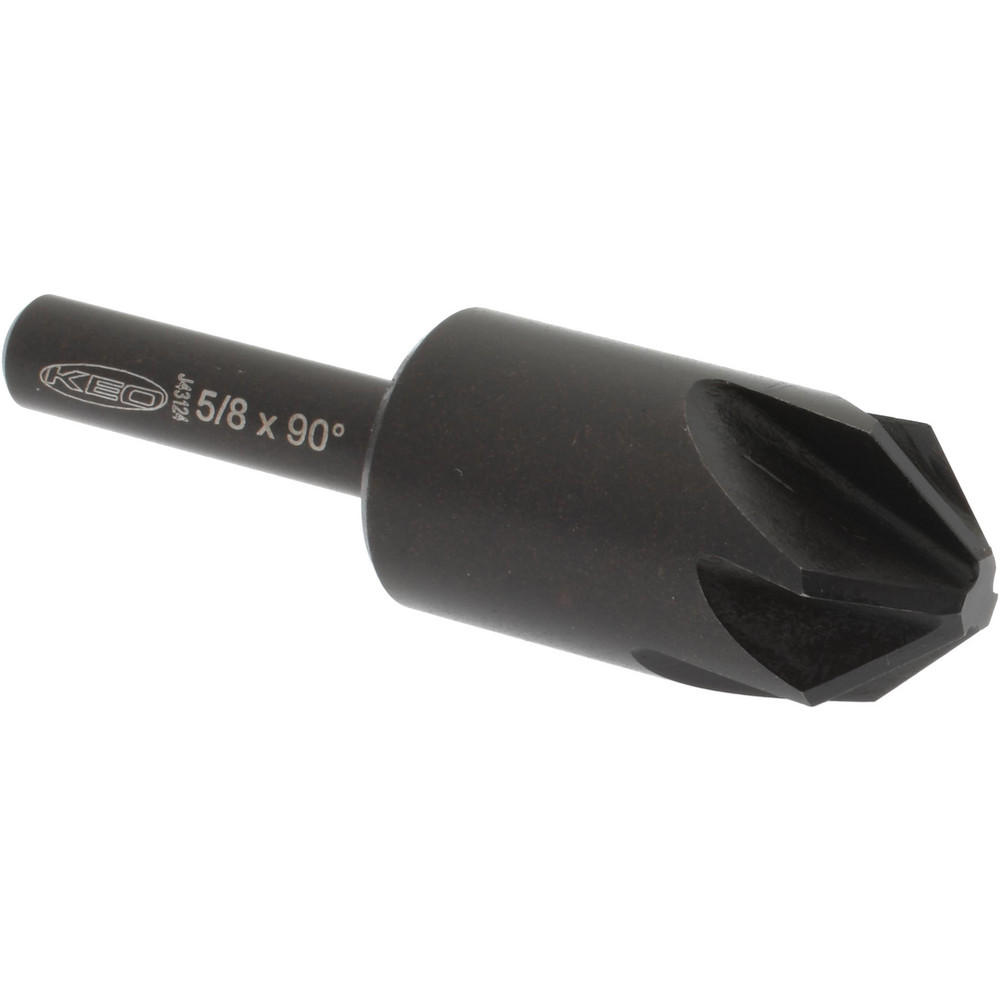 Value Collection Countersink: 5/8" Head Dia, 90.00 deg Included Angle, 6 Flute, Cobalt Steel, Right Hand Cut - SC2190040