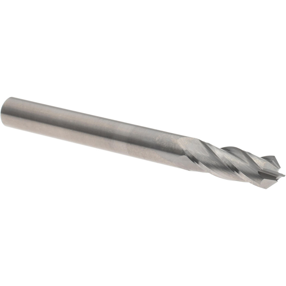 Accupro Chamfer Mill: 1/2" Dia, 1/2" Shank Dia, 60 deg, 4 Flute, Solid Carbide, Single End - EM99943860