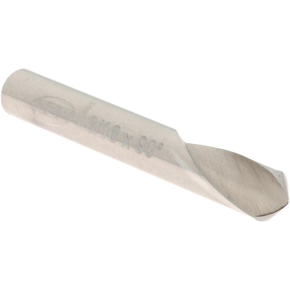 Keo Countersink: 3/16" Head Dia, 90.00 deg Included Angle, 1 Flute, High-Speed Steel, Right Hand Cut - 919-000-099