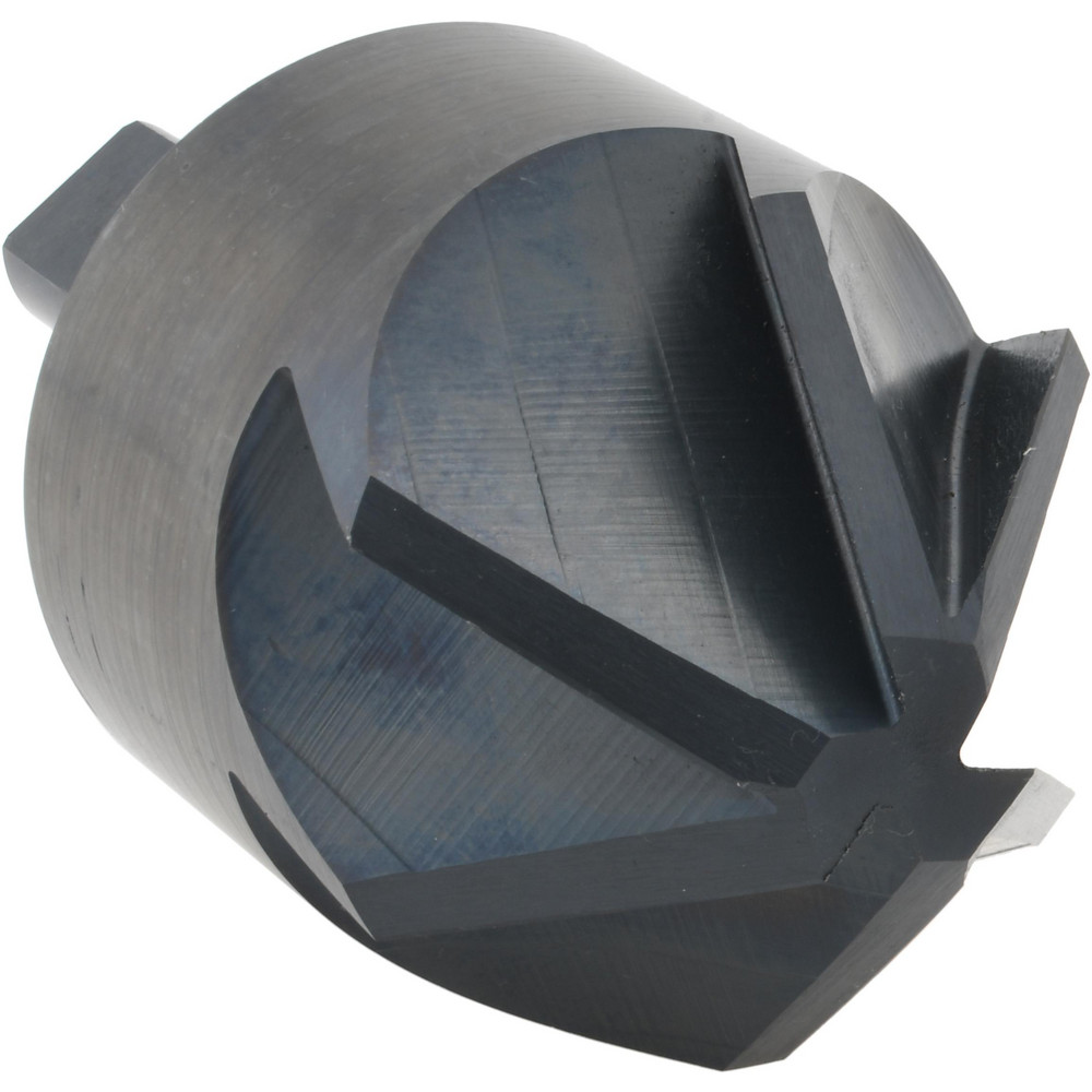 M.A. Ford® Countersink: 2-1/2" Head Dia, 90.00 deg Included Angle, 6 Flute, High-Speed Steel, Right Hand Cut - 79250003