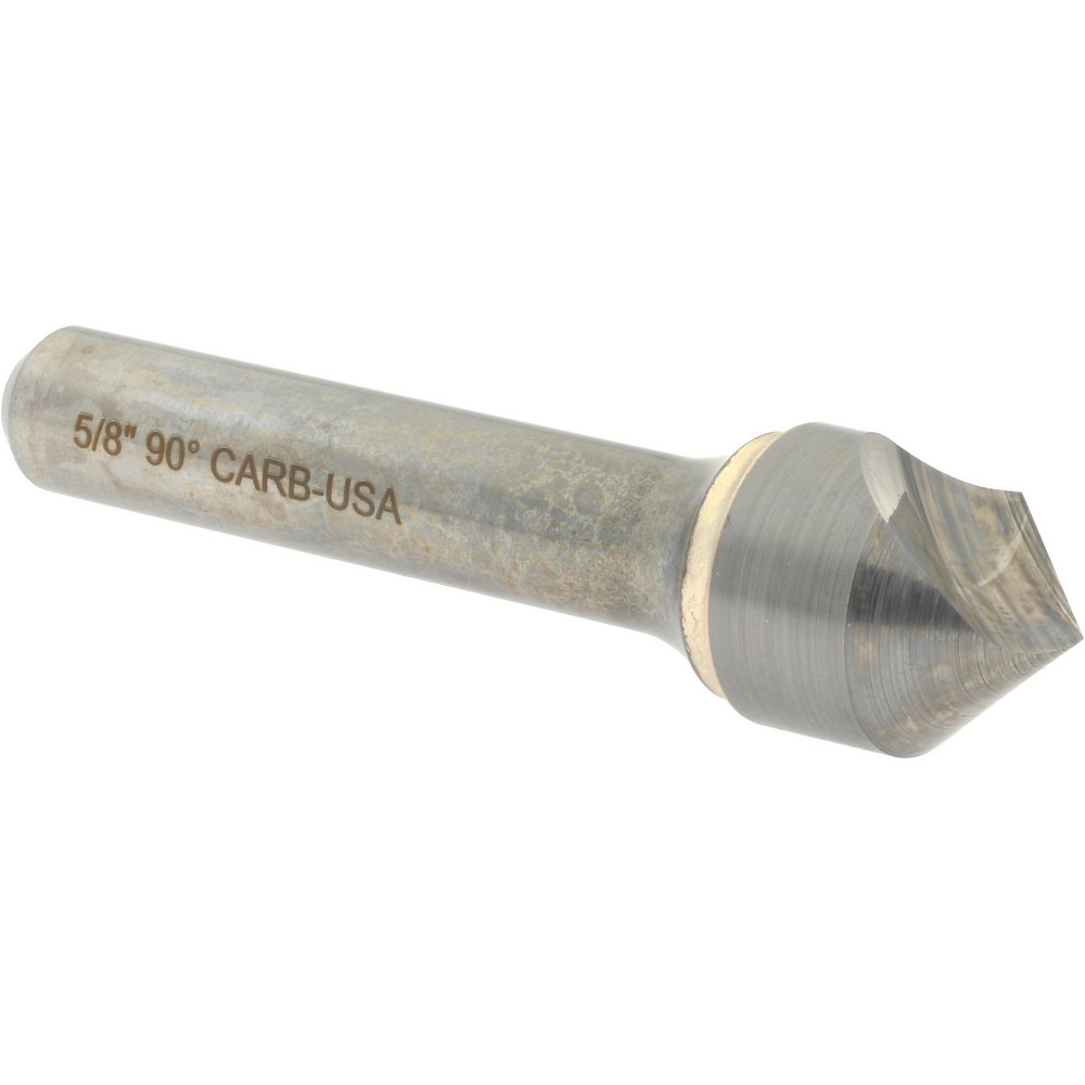 Hertel Countersink: 5/8" Head Dia, 90.00 deg Included Angle, 4 Flute, Solid Carbide, Right Hand Cut - 334-207070