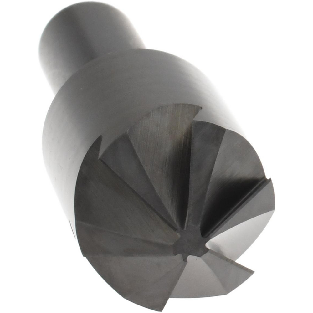 Hertel Countersink: 5/8" Head Dia, 90.00 deg Included Angle, 6 Flute, High-Speed Steel, Right Hand Cut - GX89331458