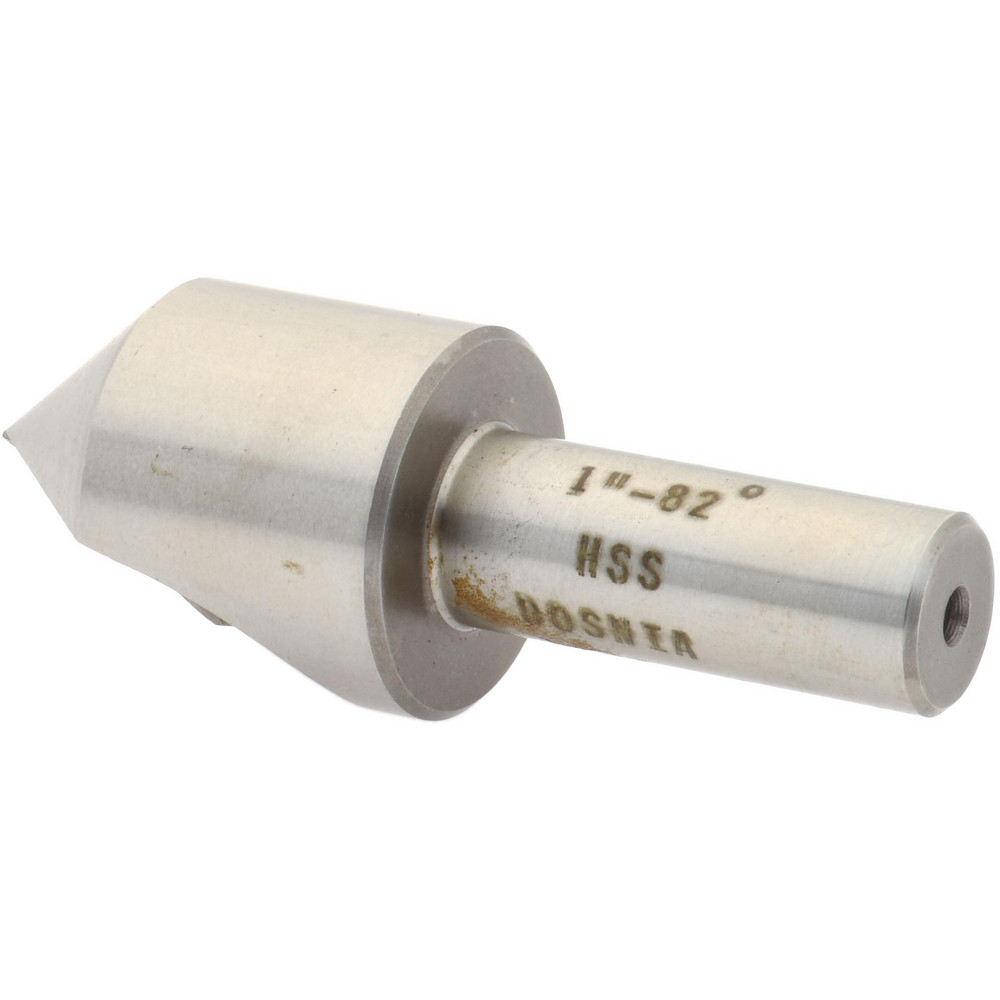 Value Collection Countersink: 1" Head Dia, 82.00 deg Included Angle, 1 Flute, High-Speed Steel, Right Hand Cut - SC1082100