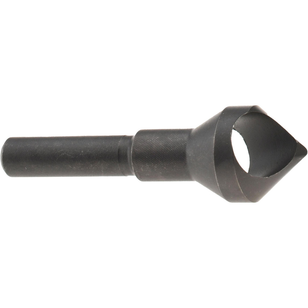 Harvey Tool Chamfer Mill: 3/8" Dia, 3/8" Shank Dia, 120 deg, 3 Flute, Solid Carbide, Single End - 18460