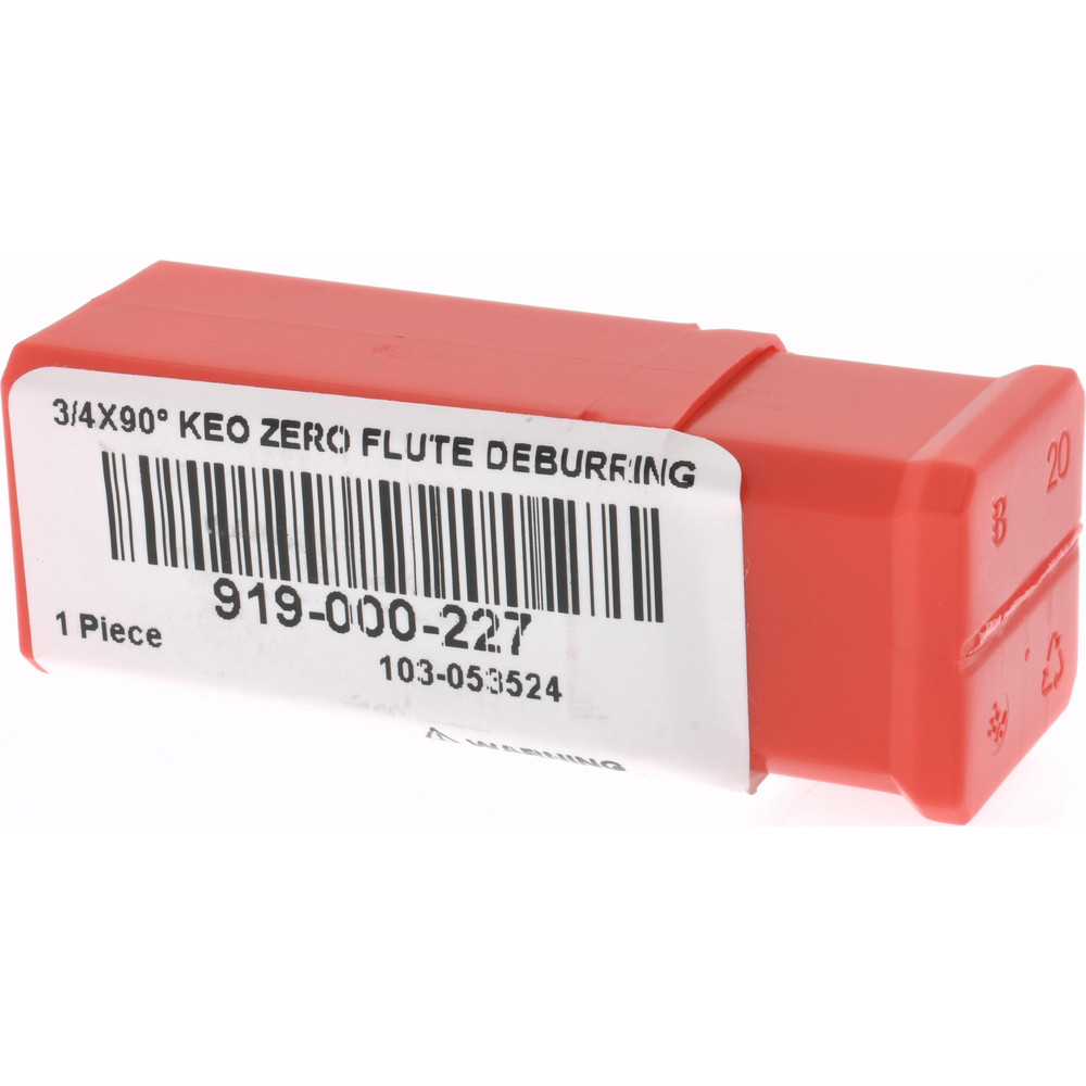 Keo Countersink: 3/4" Head Dia, 90.00 deg Included Angle, 0 Flute, Cobalt Steel, Right Hand Cut - 919-000-227