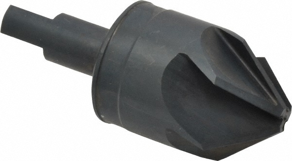SGS Countersink: 1/2" Head Dia, 82.00 deg Included Angle, 6 Flute, Solid Carbide, Right Hand Cut - 74161