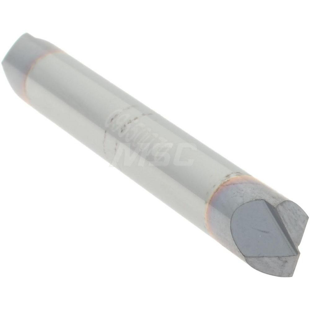 Accupro Chamfer Mill: 3/16" Dia, 3/16" Shank Dia, 90 deg, 2 Flute, Solid Carbide, Double End - 2500024