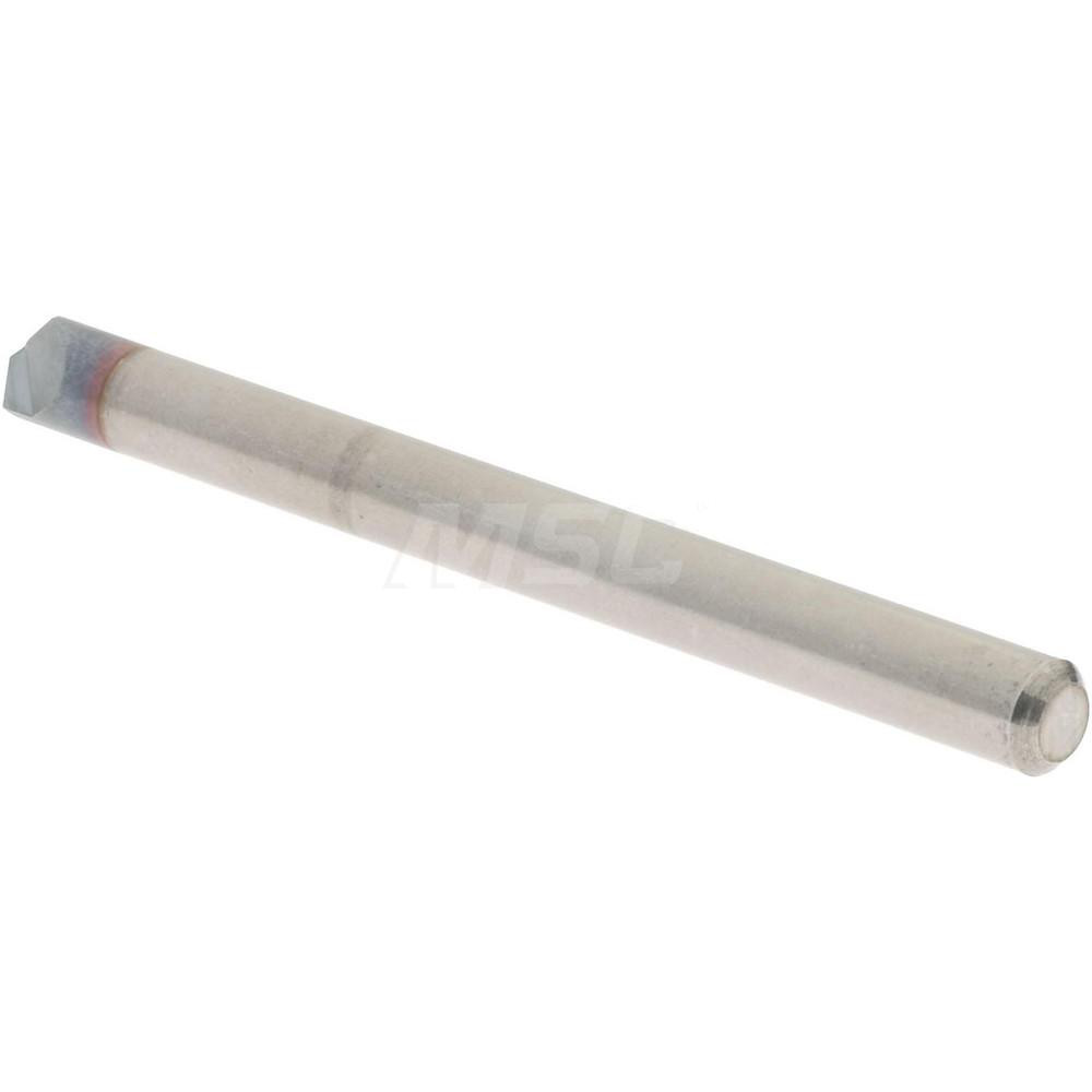 Accupro Chamfer Mill: 1/8" Dia, 1/8" Shank Dia, 120 deg, 2 Flute, Solid Carbide, Single End - 2500164