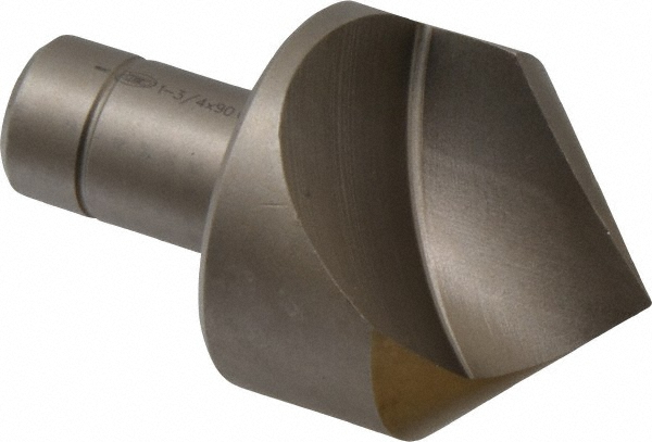 Keo Countersink: 1-3/4" Head Dia, 90.00 deg Included Angle, 1 Flute, Cobalt Steel, Right Hand Cut - 919-000-617