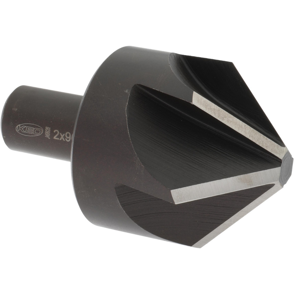 Hertel Countersink: 2" Head Dia, 82.00 deg Included Angle, 4 Flute, High-Speed Steel, Right Hand Cut - GX89330807
