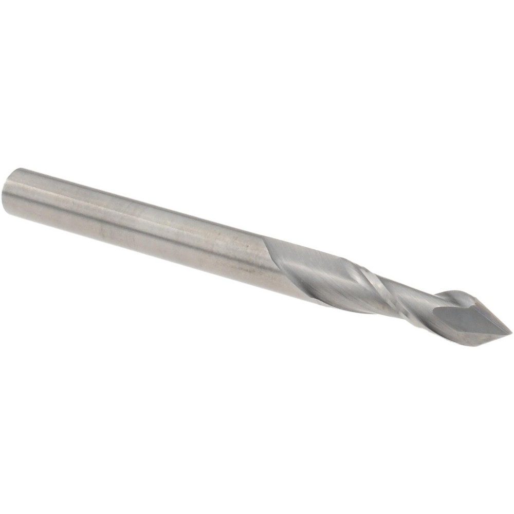 Harvey Tool Chamfer Mill: 3/8" Dia, 3/8" Shank Dia, 30 deg, 5 Flute, Solid Carbide, Single End - 832524-C3