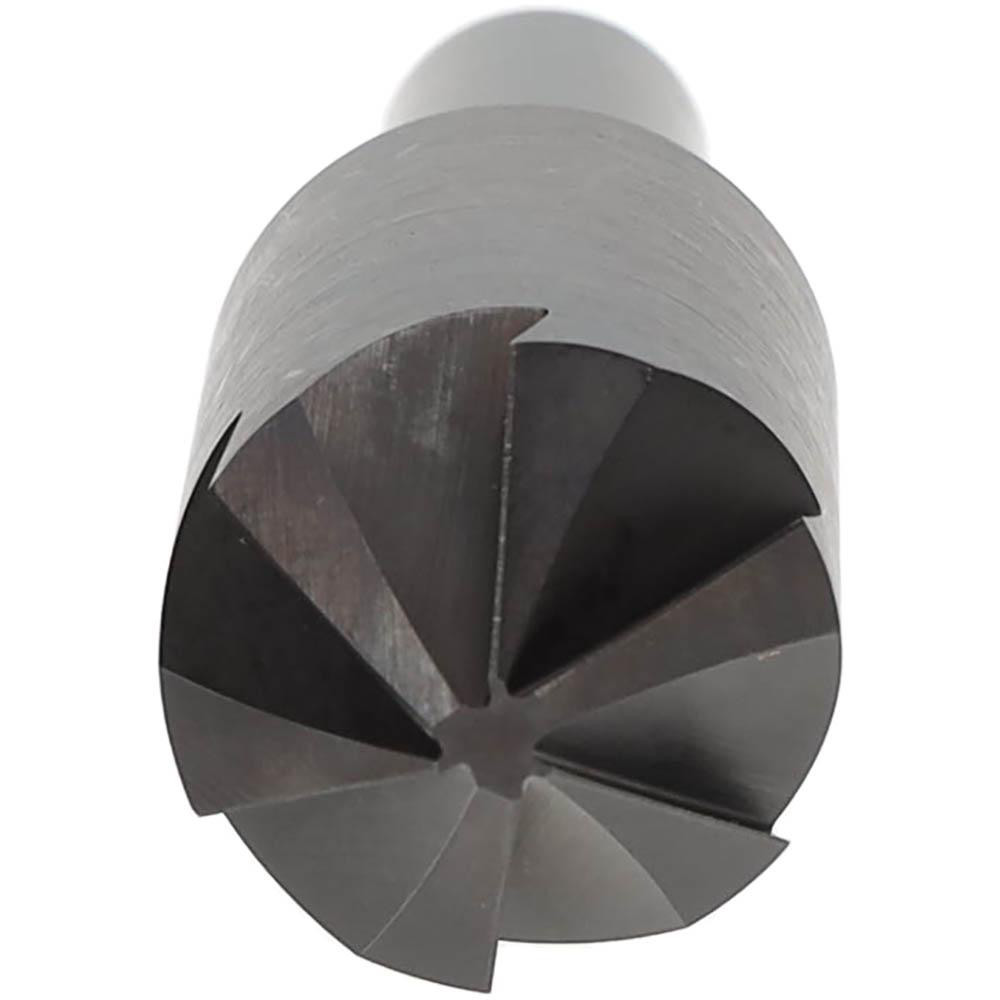 Hertel Countersink: 7/8" Head Dia, 100.00 deg Included Angle, 6 Flute, High-Speed Steel, Right Hand Cut - GX89330229