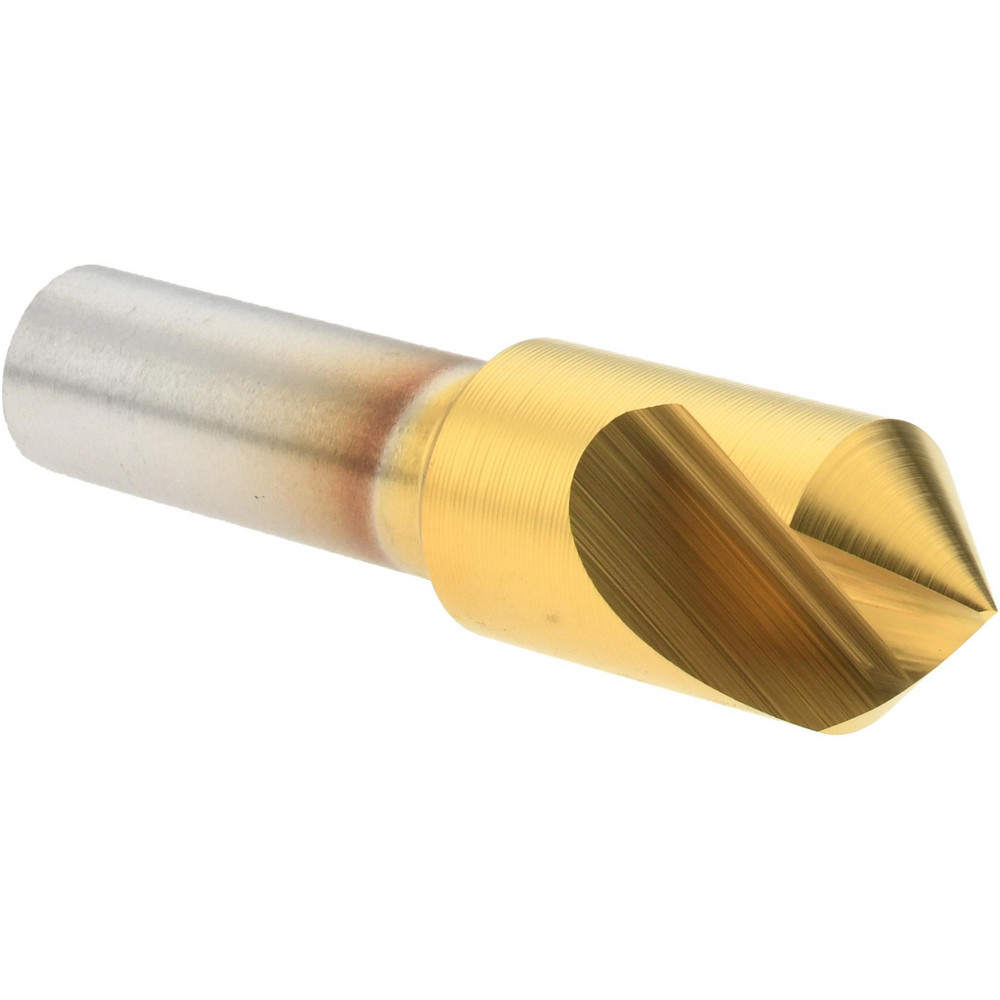 Guhring Countersink: 90.00 deg Included Angle, 3 Flute, Cobalt Steel, Right Hand Cut - 9055000400000