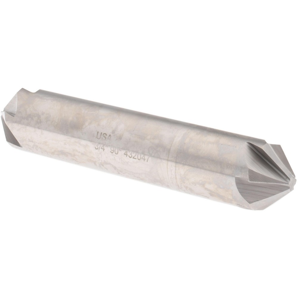 Hertel Countersink: 3/4" Head Dia, 90.00 deg Included Angle, 6 Flute, High-Speed Steel - GX89331433