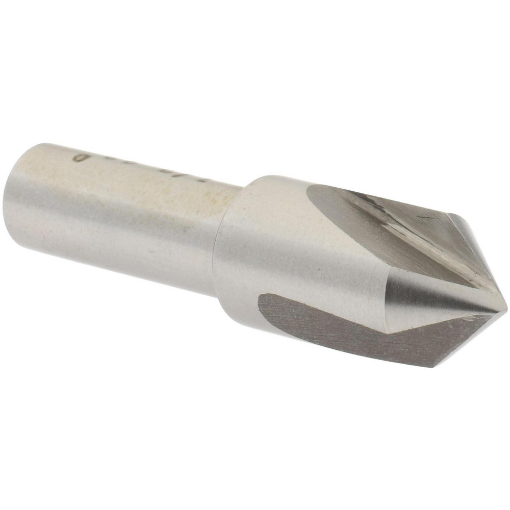 Value Collection Countersink: 1" Head Dia, 82.00 deg Included Angle, 3 Flute, High-Speed Steel, Right Hand Cut - SC4082100