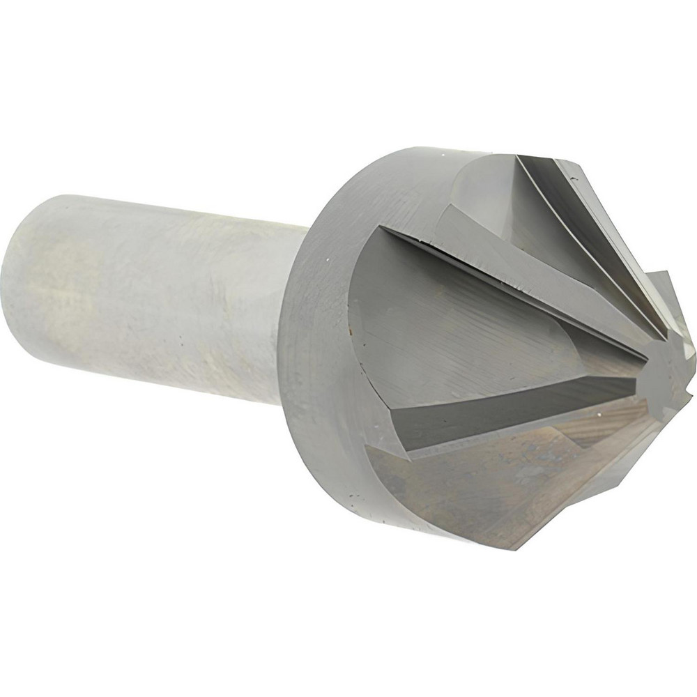 Hertel Countersink: 1-1/2" Head Dia, 82.00 deg Included Angle, 6 Flute, Solid Carbide, Right Hand Cut - 336-012060