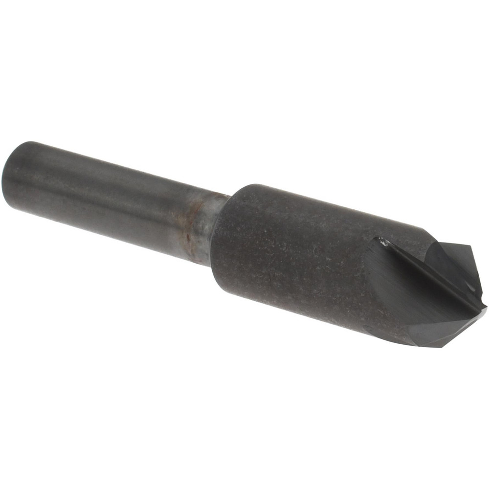 Hertel Countersink: 3/8" Head Dia, 90.00 deg Included Angle, 4 Flute, High-Speed Steel, Right Hand Cut - GX89336218