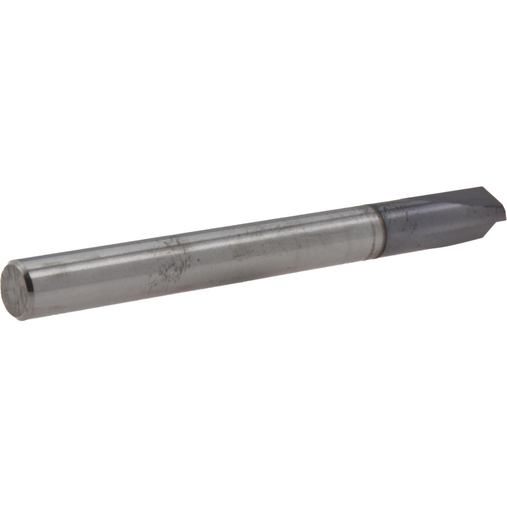 Harvey Tool Chamfer Mill: 3/16" Dia, 3/16" Shank Dia, 90 deg, 3 Flute, Solid Carbide, Single End - 978145-C3