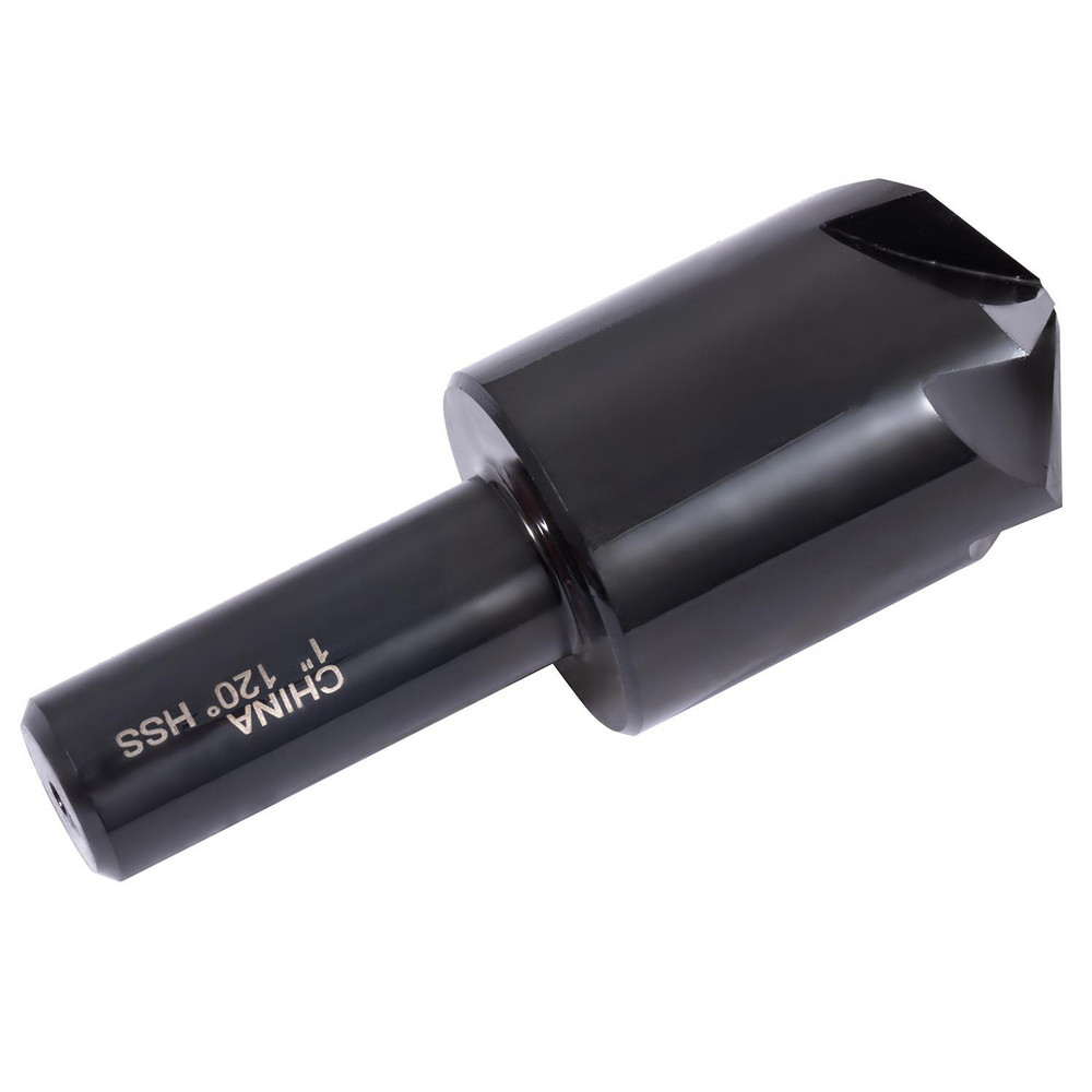 M.A. Ford® Countersink: 1" Head Dia, 120.00 deg Included Angle, 6 Flute, High-Speed Steel, Right Hand Cut - 79100006