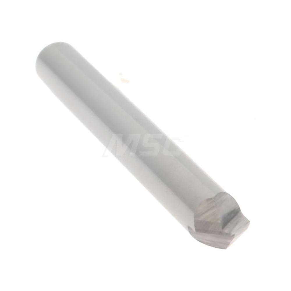 Accupro Chamfer Mill: 1/8" Dia, 1/8" Shank Dia, 90 deg, 2 Flute, Solid Carbide, Single End - 2500008
