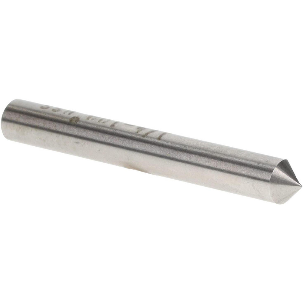 M.A. Ford® Countersink: 1/4" Head Dia, 100.00 deg Included Angle, 1 Flute, High-Speed Steel, Right Hand Cut - 61025004
