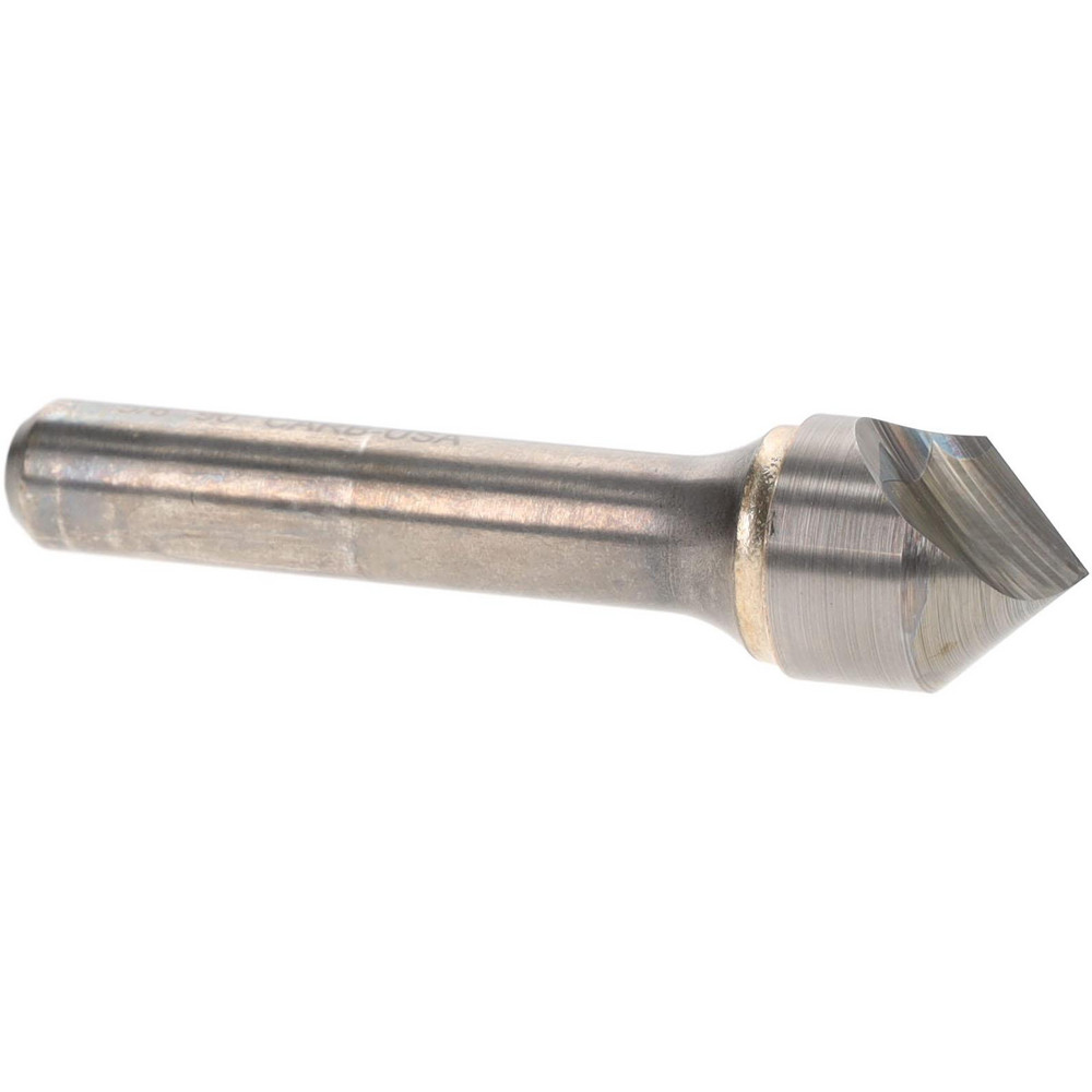 OSG Countersink: 5/8" Head Dia, 90.00 deg Included Angle, 1 Flute, Solid Carbide, Right Hand Cut - 700-6255