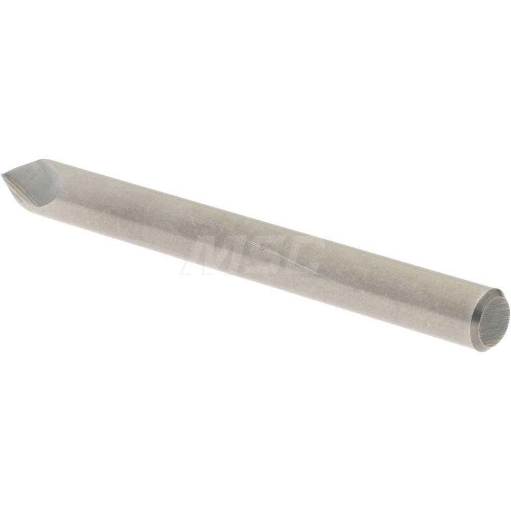 Accupro Chamfer Mill: 3/16" Dia, 3/16" Shank Dia, 60 deg, 2 Flute, Solid Carbide, Single End - 2500134