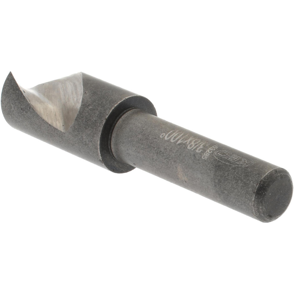 Keo Countersink: 3/8" Head Dia, 100.00 deg Included Angle, 1 Flute, High-Speed Steel, Right Hand Cut - 919-000-161