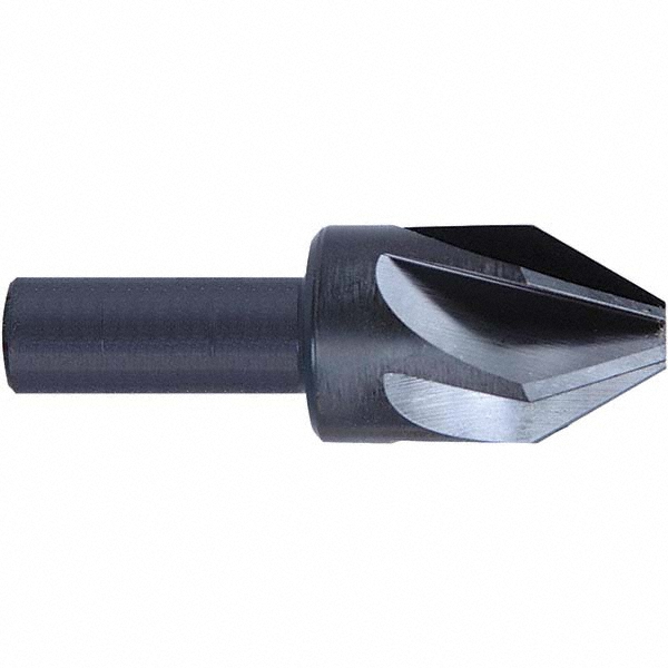 Melin Tool Countersink: 2" Head Dia, 82.00 deg Included Angle, 6 Flute, High-Speed Steel, Right Hand Cut - 18125