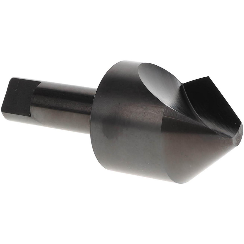 Hertel Countersink: 1-3/4" Head Dia, 82.00 deg Included Angle, 1 Flute, High-Speed Steel, Right Hand Cut - GX89339931