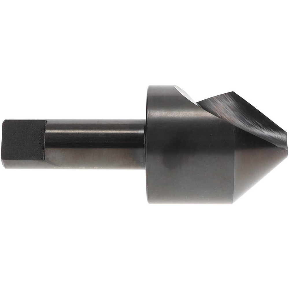 Hertel Countersink: 1-3/4" Head Dia, 82.00 deg Included Angle, 1 Flute, High-Speed Steel, Right Hand Cut - GX89339931