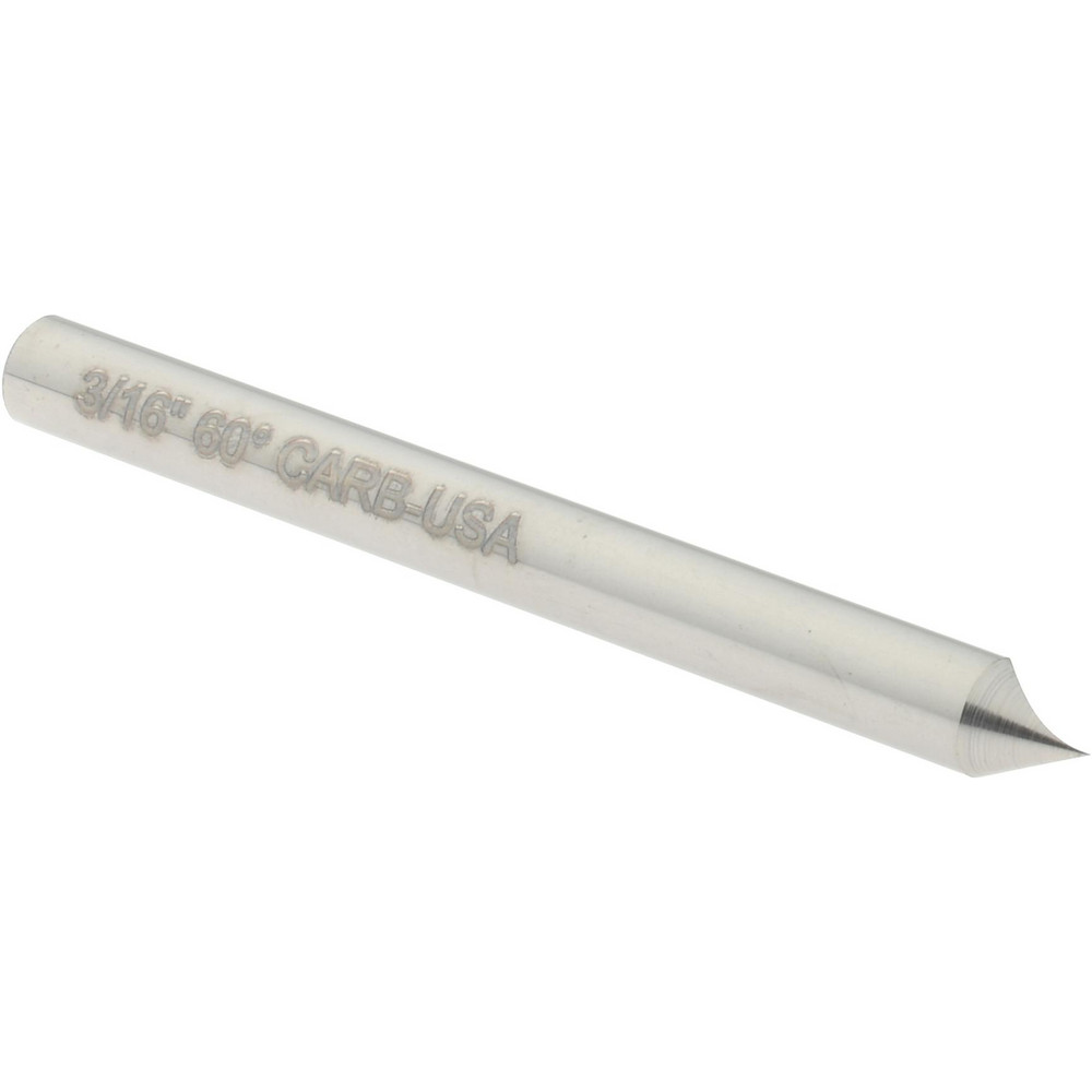 M.A. Ford® Countersink: 3/16" Head Dia, 60.00 deg Included Angle, 1 Flute, Solid Carbide, Right Hand Cut - 60018701