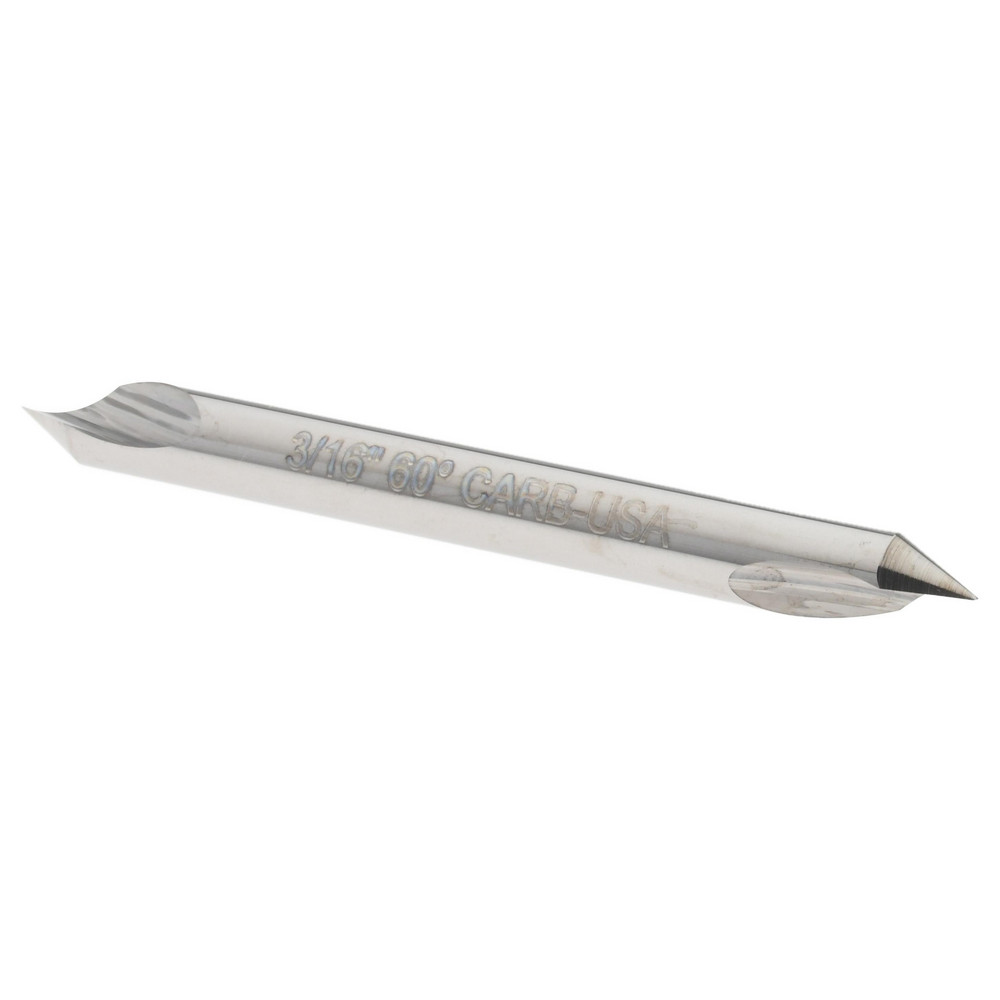 M.A. Ford® Countersink: 3/16" Head Dia, 60.00 deg Included Angle, 1 Flute, Solid Carbide, Right Hand Cut - 60018701