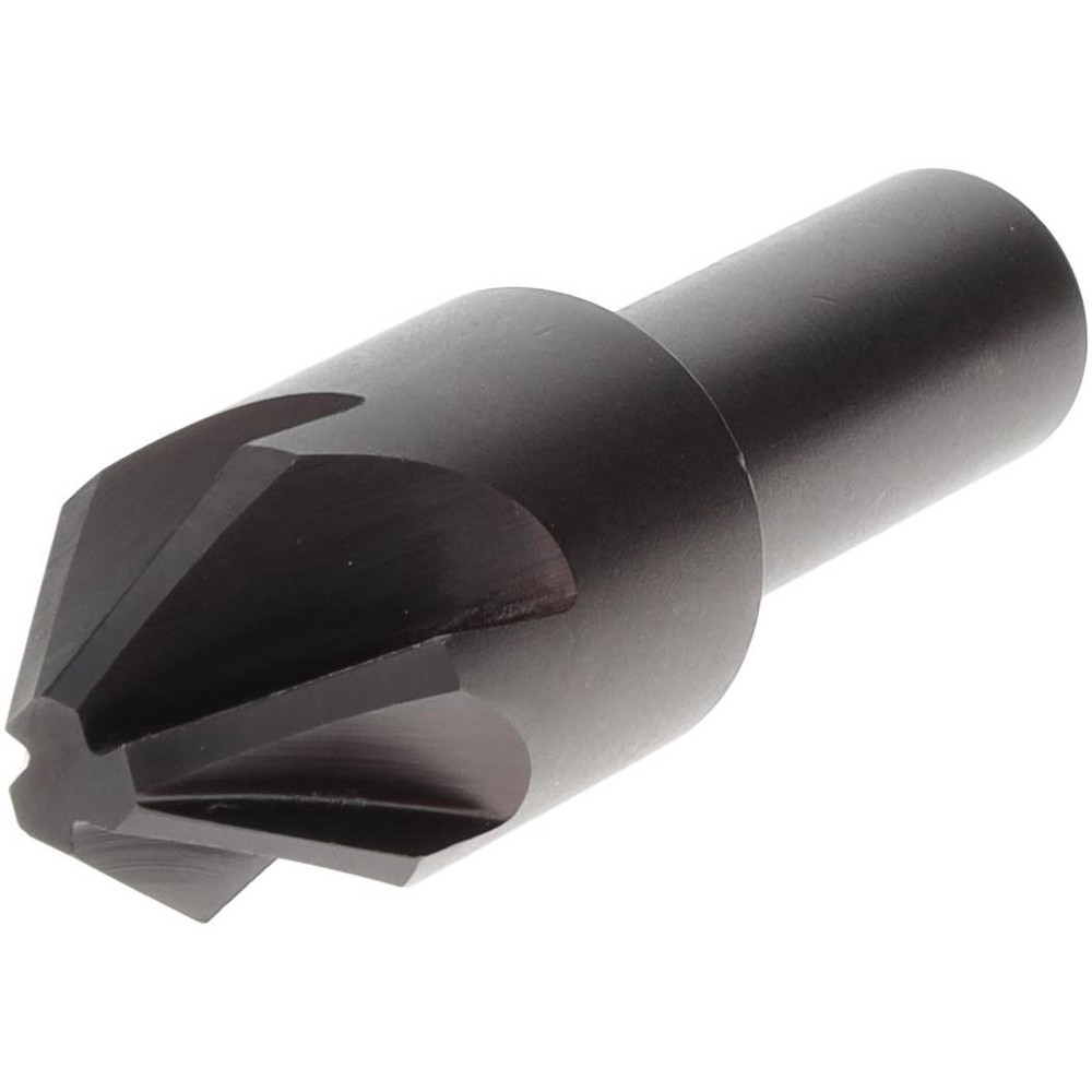 Keo Countersink: 3/4" Head Dia, 60.00 deg Included Angle, 6 Flute, High-Speed Steel, Right Hand Cut - 919-000-315