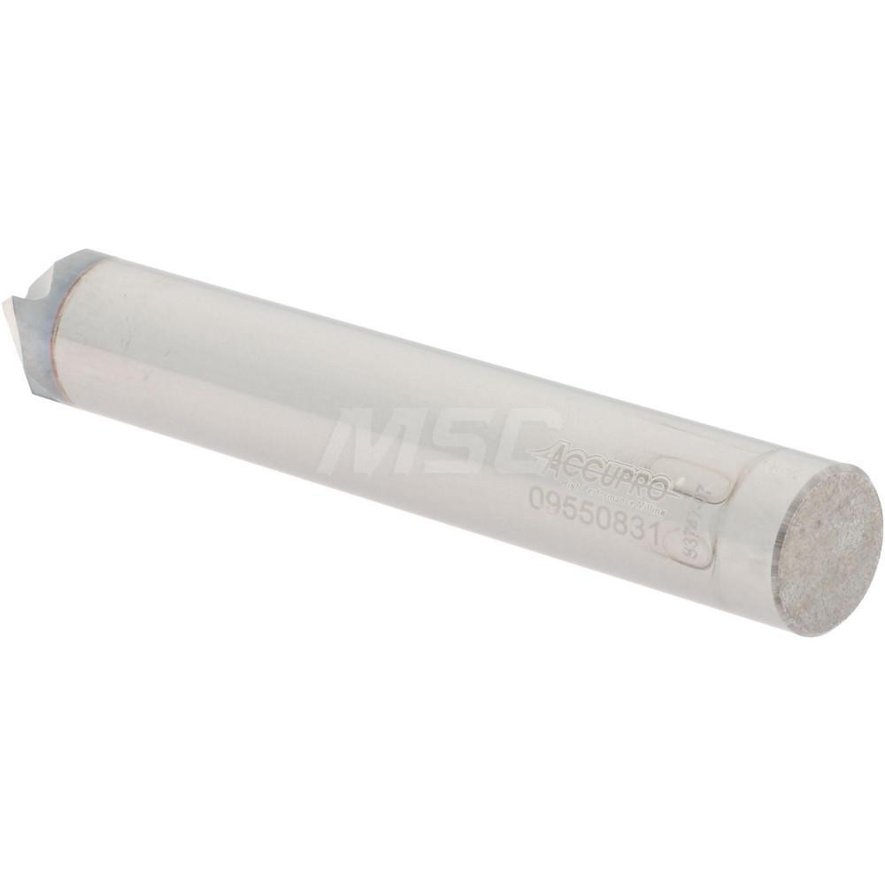 Accupro Chamfer Mill: 3/8" Dia, 3/8" Shank Dia, 82 deg, 4 Flute, Solid Carbide, Single End - 2500063