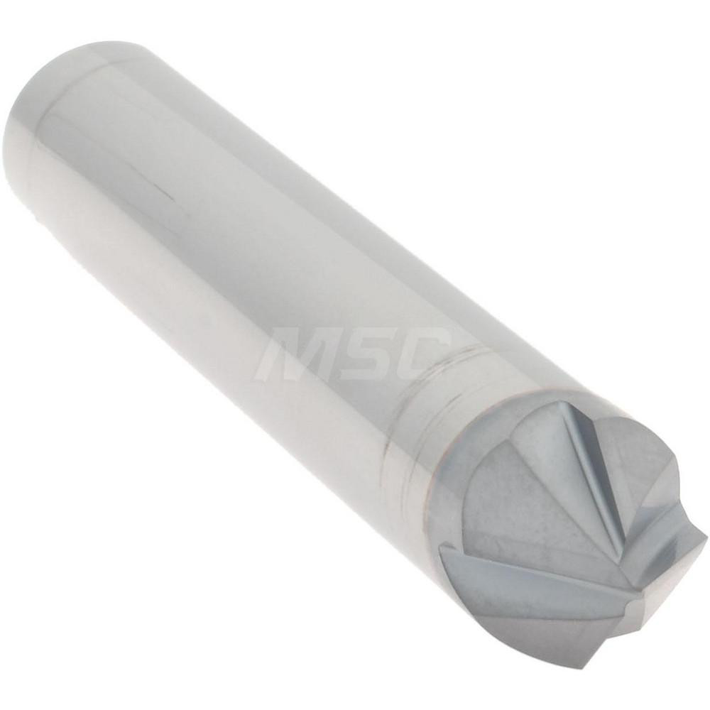 Accupro Chamfer Mill: 3/8" Dia, 3/8" Shank Dia, 82 deg, 4 Flute, Solid Carbide, Single End - 2500063