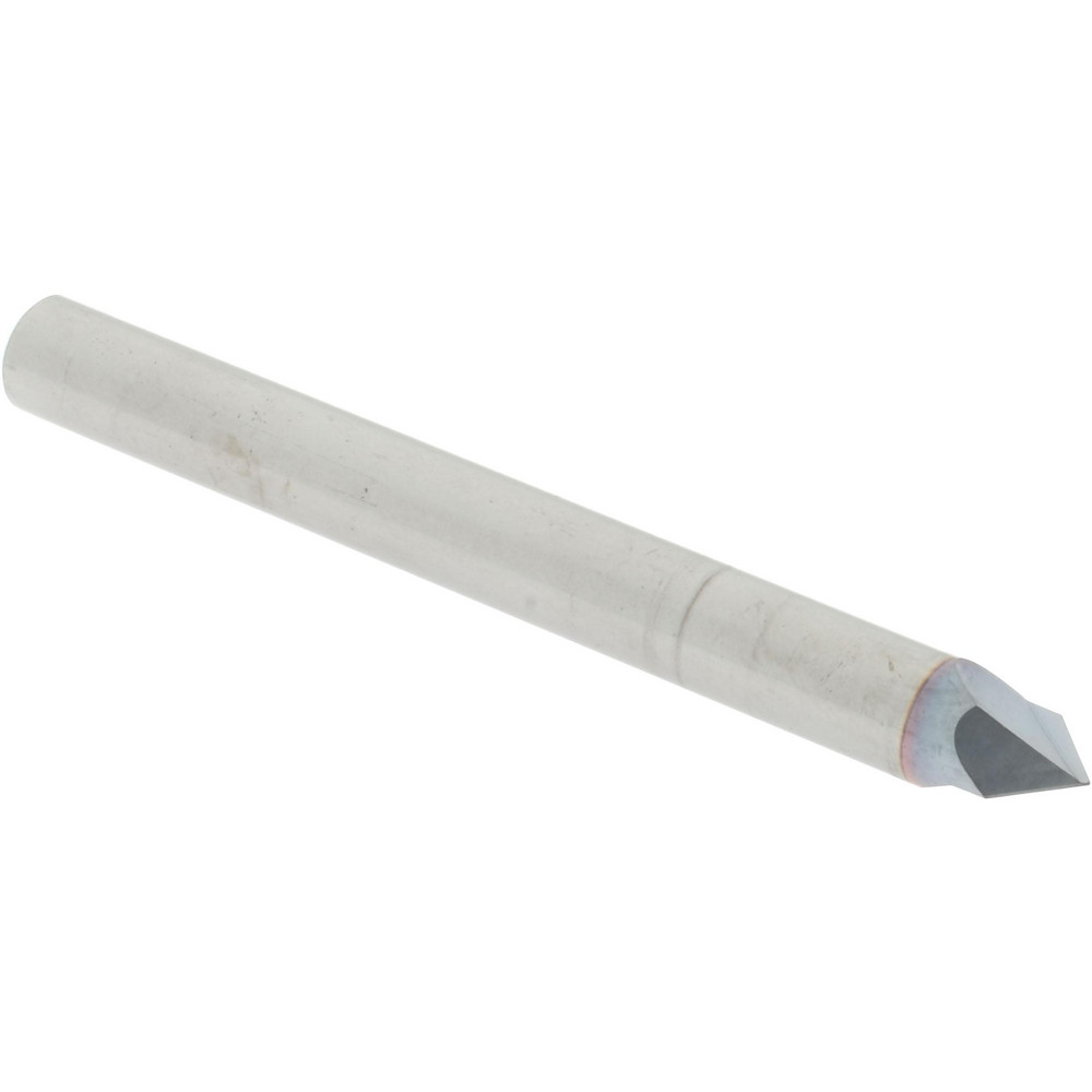 Accupro Chamfer Mill: 3/8" Dia, 3/8" Shank Dia, 82 deg, 4 Flute, Solid Carbide, Single End - 2500063