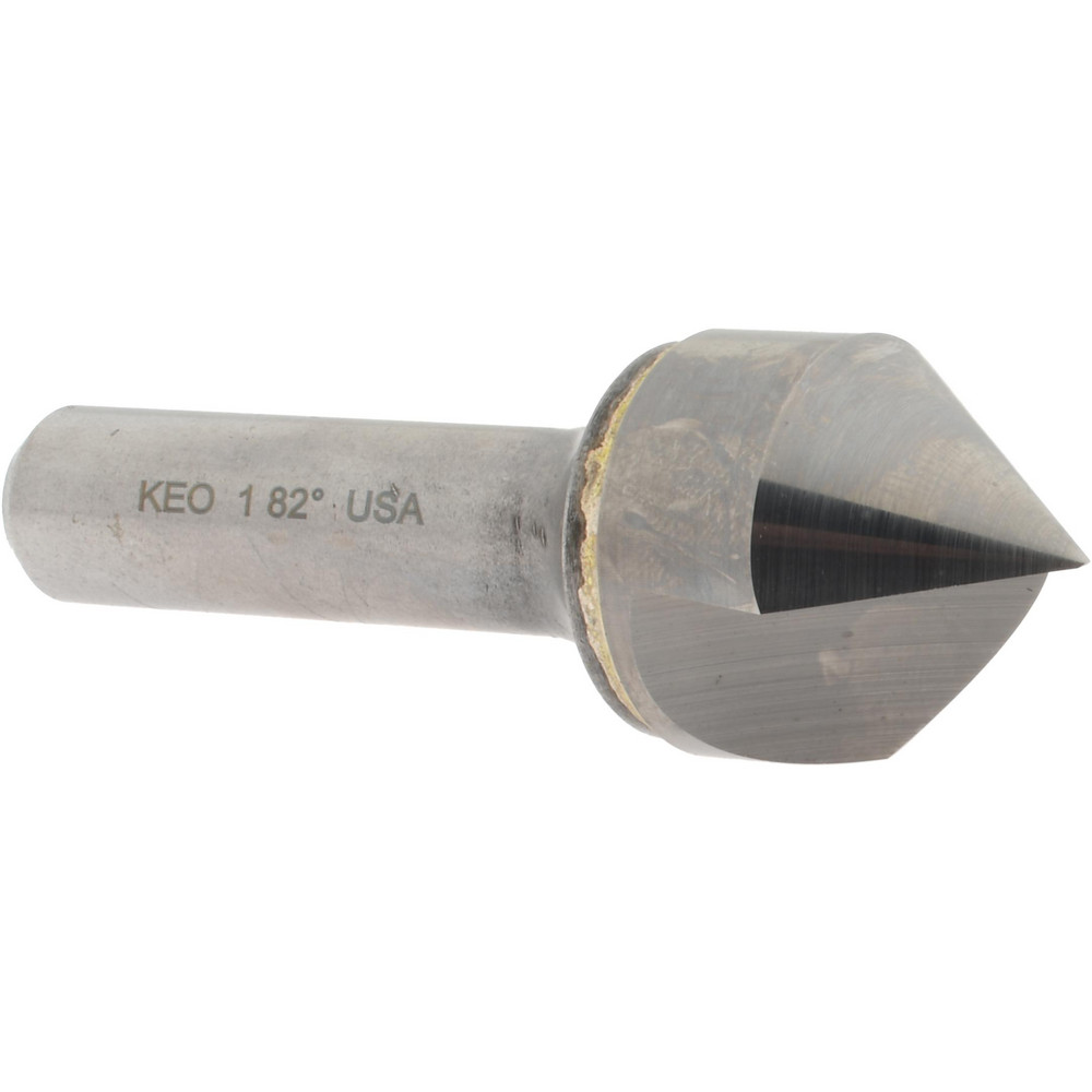 Keo Countersink: 1" Head Dia, 82.00 deg Included Angle, 1 Flute, Solid Carbide, Right Hand Cut - 919-000-943