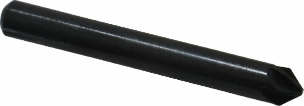 M.A. Ford® Countersink: 1/4" Head Dia, 82.00 deg Included Angle, 6 Flute, Solid Carbide, Right Hand Cut - 78025002